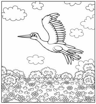 Animaux-volants10 - Coloriages animaux - Coloriages - 10doigts.fr