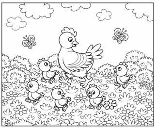 Animaux-volants11 - Coloriages animaux - Coloriages - 10doigts.fr