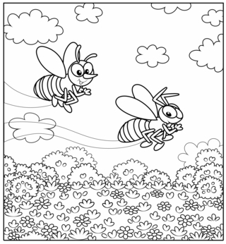 Animaux-volants12 - Coloriages animaux - Coloriages - 10doigts.fr