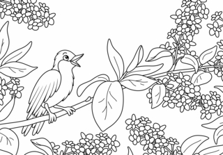 Animaux-volants14 - Coloriages animaux - Coloriages - 10doigts.fr