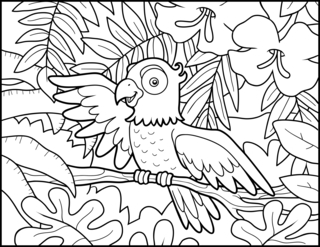 Animaux-volants16 - Coloriages animaux - Coloriages - 10doigts.fr