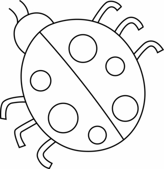 Coccinelle 03 - Coloriages animaux - Coloriages - 10doigts.fr