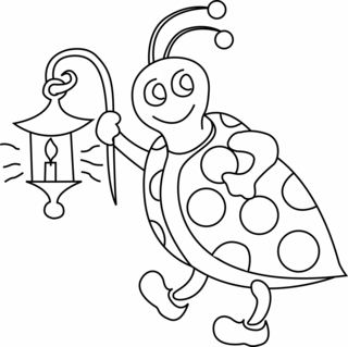 Coccinelle 04 - Coloriages animaux - Coloriages - 10doigts.fr