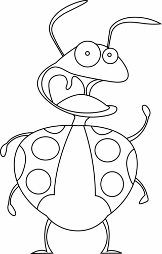 Coccinelle 08 - Coloriages animaux - Coloriages - 10doigts.fr