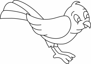Oiseau 01 - Coloriages animaux - Coloriages - 10doigts.fr
