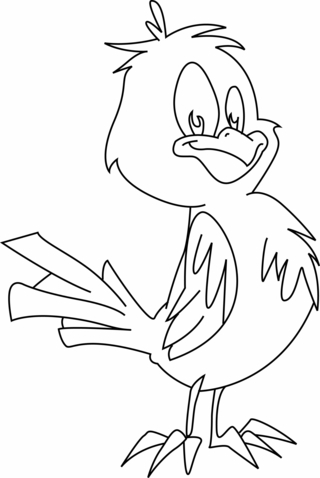 Oiseau 04 - Coloriages animaux - Coloriages - 10doigts.fr