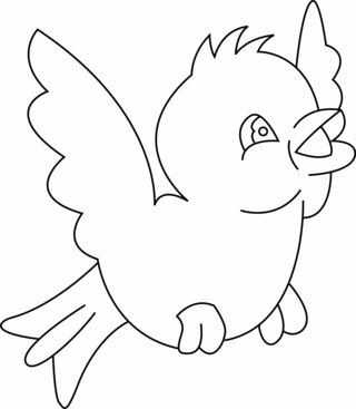 Oiseau 06 - Coloriages animaux - Coloriages - 10doigts.fr