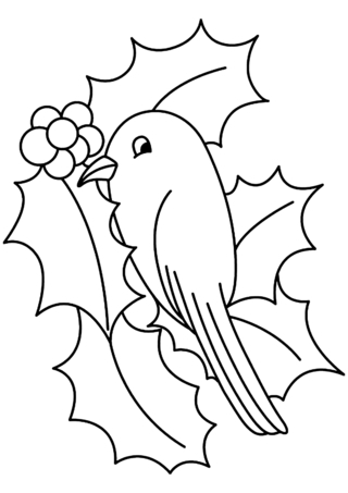 Oiseau 08 - Coloriages animaux - Coloriages - 10doigts.fr