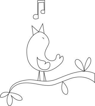 Oiseau 15 - Coloriages animaux - Coloriages - 10doigts.fr