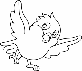 Oiseau 16 - Coloriages animaux - Coloriages - 10doigts.fr