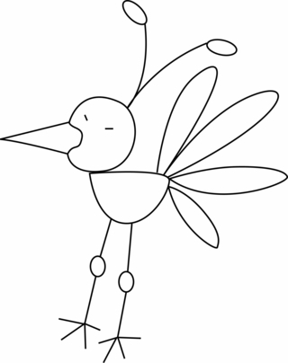 Oiseau 17 - Coloriages animaux - Coloriages - 10doigts.fr