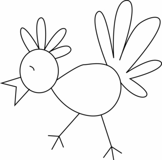 Oiseau 18 - Coloriages animaux - Coloriages - 10doigts.fr