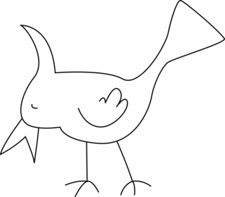 Oiseau 19 - Coloriages animaux - Coloriages - 10doigts.fr