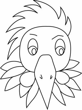 Oiseau 20 - Coloriages animaux - Coloriages - 10doigts.fr