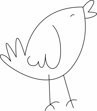 Oiseau 28 - Coloriages animaux - Coloriages - 10doigts.fr