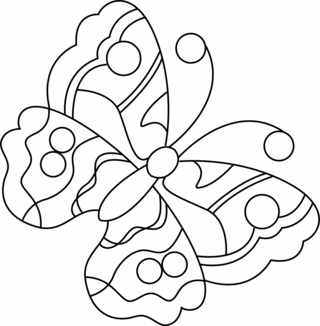 Papillon 01 - Coloriages animaux - Coloriages - 10doigts.fr