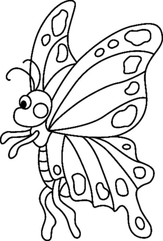 Papillon 04 - Coloriages animaux - Coloriages - 10doigts.fr