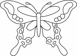 Papillon 14 - Coloriages animaux - Coloriages - 10doigts.fr
