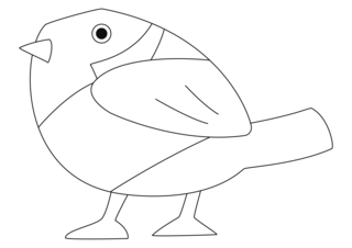 Pie 01 - Coloriages animaux - Coloriages - 10doigts.fr