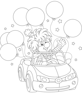 Cirque7 - Coloriages cirque - Coloriages - 10doigts.fr