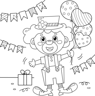 Cirque9 - Coloriages cirque - Coloriages - 10doigts.fr