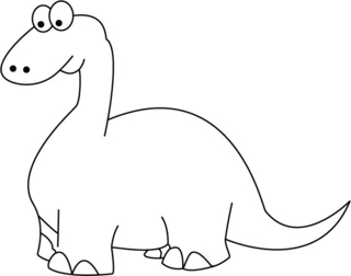 Dinosaure 09 - Coloriages dinosaure - Coloriages - 10doigts.fr