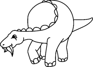 Dinosaure 11 - Coloriages dinosaure - Coloriages - 10doigts.fr