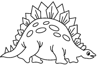 Dinosaure 14 - Coloriages dinosaure - Coloriages - 10doigts.fr
