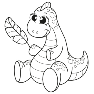 Dinosaure 15 - Coloriages dinosaure - Coloriages - 10doigts.fr