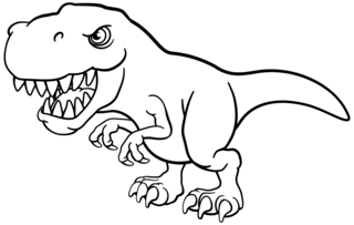 Dinosaure 20 - Coloriages dinosaure - Coloriages - 10doigts.fr