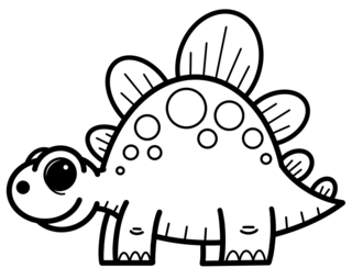 Dinosaure 23 - Coloriages dinosaure - Coloriages - 10doigts.fr