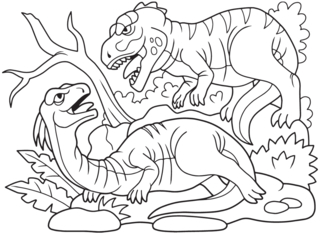 Dinosaure 39 - Coloriages dinosaure - Coloriages - 10doigts.fr