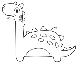 Dinosaure 43 - Coloriages dinosaure - Coloriages - 10doigts.fr