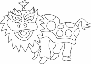 Dragon chinois - Coloriages dinosaure - Coloriages - 10doigts.fr
