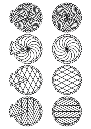 Galettes-01 - Coloriages fêtes - Coloriages - 10doigts.fr