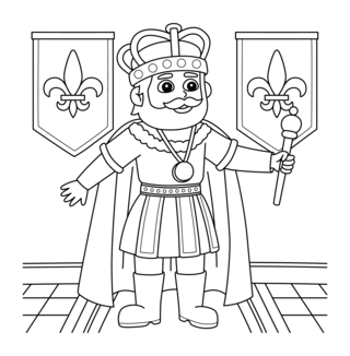 Rois-mages-04 - Coloriages fêtes - Coloriages - 10doigts.fr