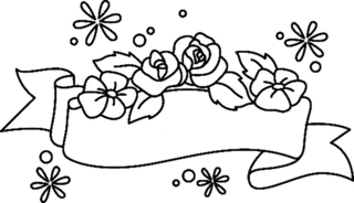 Banderole 01 - Coloriages fêtes - Coloriages - 10doigts.fr
