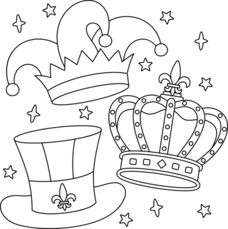 Carnaval14 - Coloriages fêtes - Coloriages - 10doigts.fr