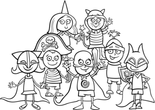 Carnaval5 - Coloriages fêtes - Coloriages - 10doigts.fr