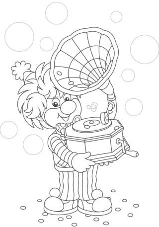 Cirque6 - Coloriages fêtes - Coloriages - 10doigts.fr