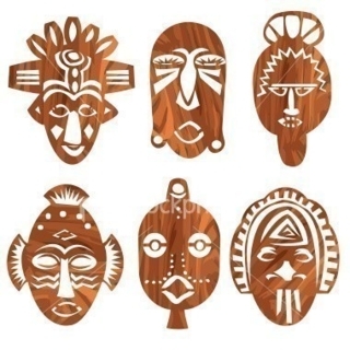 Masque 12 - Coloriages fêtes - Coloriages - 10doigts.fr