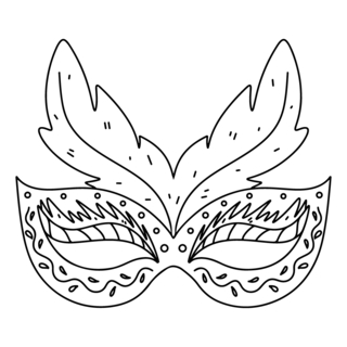 Masque 16 - Coloriages fêtes - Coloriages - 10doigts.fr