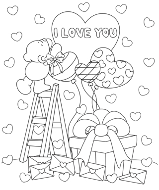 Fête des mères 06 - Coloriages fêtes - Coloriages - 10doigts.fr