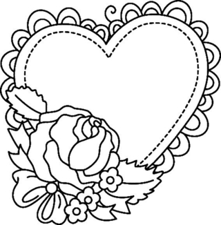 Fête des mères cœur 02 - Coloriages fêtes - Coloriages - 10doigts.fr