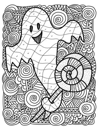Halloween 74 - Coloriages fêtes - Coloriages - 10doigts.fr