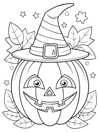 Halloween 88 - Coloriages fêtes - Coloriages - 10doigts.fr