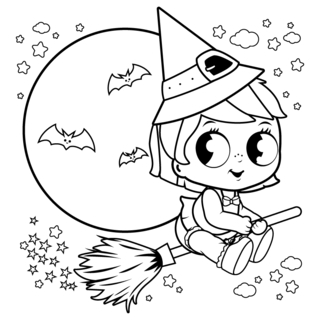Halloween37 - Coloriages fêtes - Coloriages - 10doigts.fr