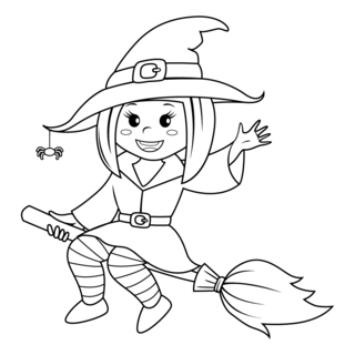 Halloween45 - Coloriages fêtes - Coloriages - 10doigts.fr