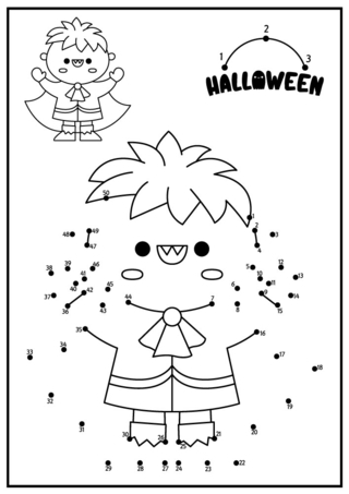 Halloween50 - Coloriages fêtes - Coloriages - 10doigts.fr