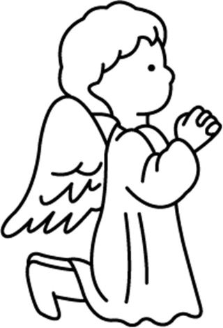 Angelot 05 - Coloriages fêtes - Coloriages - 10doigts.fr